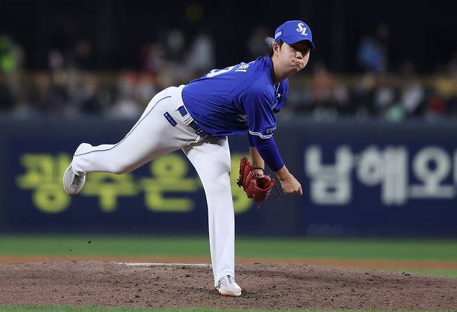 삼성 장찬희. 삼성 라이온즈 제공