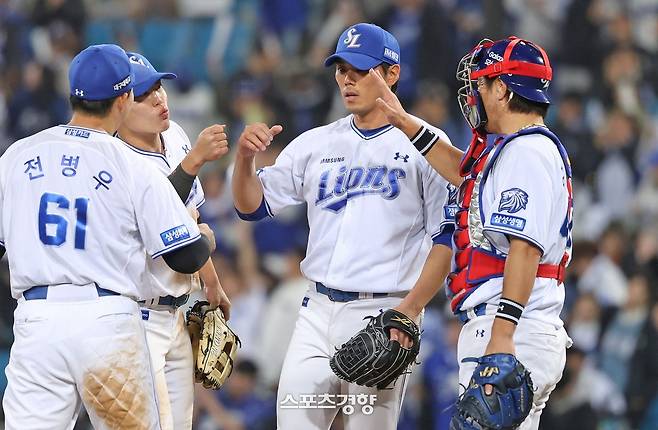 삼성 김재윤. 삼성라이온즈 제공