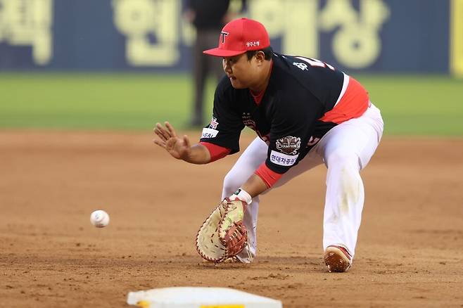 ▲ 타격 부진과 부상이라는 이중고에 계속 시달리고 있는 황대인은 지난 2년간 1군 21경기 출전에 그쳤다 ⓒKIA타이거즈