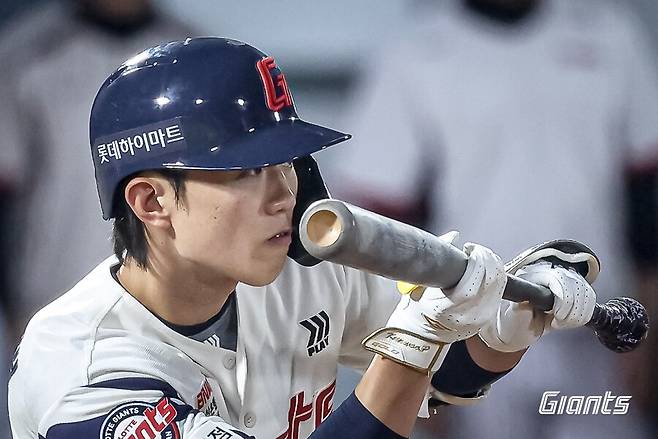 ▲ 전민재 ⓒ롯데 자이언츠