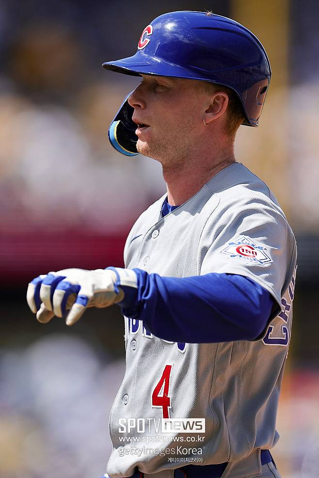 ▲ 시카고 컵스 외야수 피트 크로우 암스트롱.