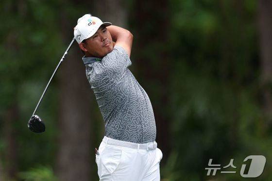 남자 골프 세계 25위에 오른 김시우. 역대 개인 최고 순위다. ⓒ AFP=뉴스1