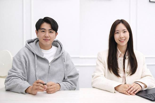 왼쪽부터 허필중CFO와 이나영CBO(씨앤씨인터내셔널 제공)