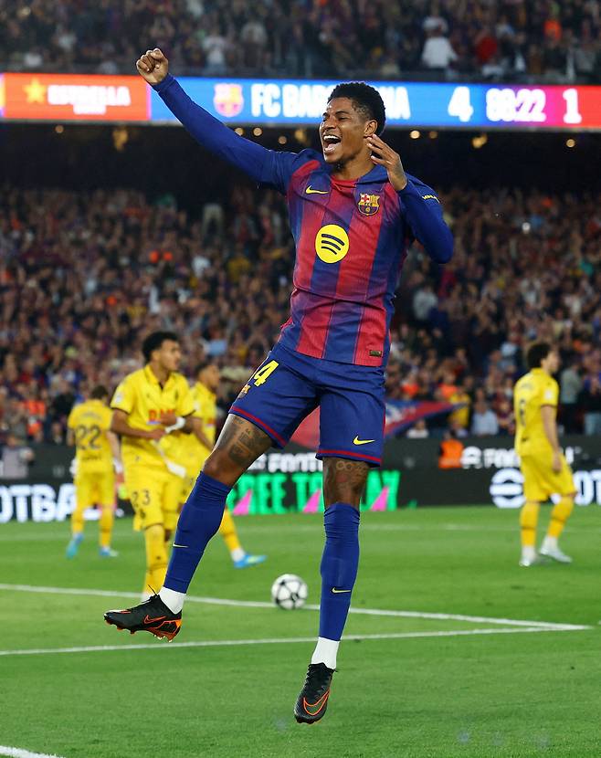 에스파뇰전에 나선 래시포드   로이터  <저작권자(c) 연합뉴스, 무단 전재-재배포, AI 학습 및 활용 금지>