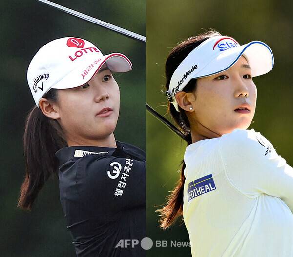 2026년 미국여자프로골프(LPGA) 투어 리비에라 마야 오픈에 출전하는 루키 황유민, 이동은 프로. 사진제공=ⓒAFPBBNews = News1 (사진을 무단으로 사용하지 마십시오.)