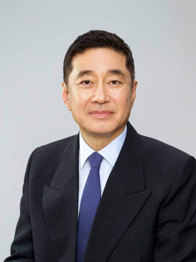 제9대 한국배구연맹 총재로 선임된 이호진 태광그룹 회장. 한국배구연맹 제공