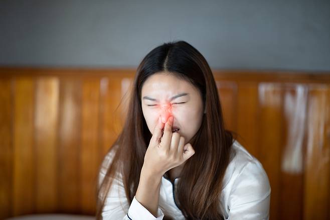 코막힘은 단순 염증 문제를 넘어 비중격만곡증이나 비강 구조 이상 등 다양한 원인이 복합적으로 작용하는 경우가 적지 않다. ​/사진=클립아트코리아