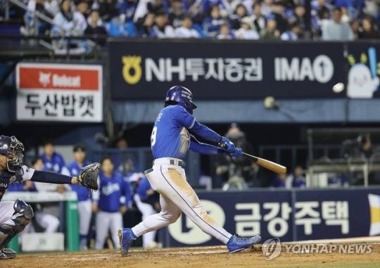 삼성 김성윤의 적시타 / 사진=연합뉴스