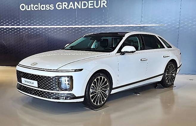 현재 판매중인 그랜저 [사진촬영=최기성 매경 디지털뉴스룸 기자]