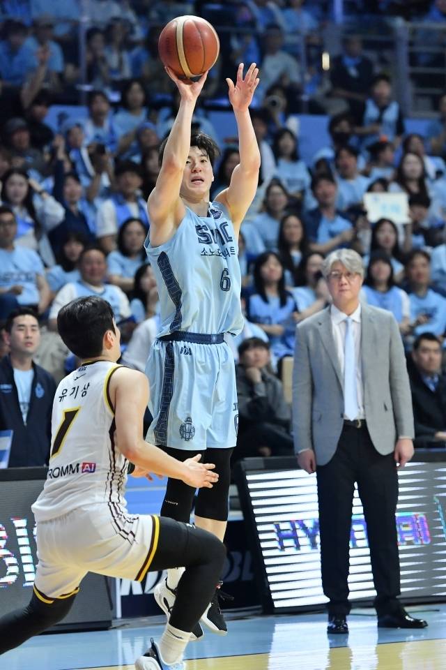 에이스 이정현은 고양 소노를 창단 첫 챔피언결정전으로 이끈 영웅이다. 사진=KBL 제공