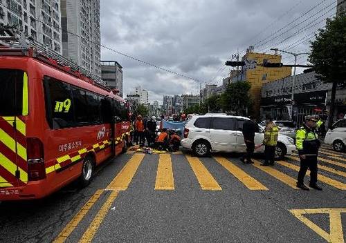 사고 현장 [인천소방본부 제공]