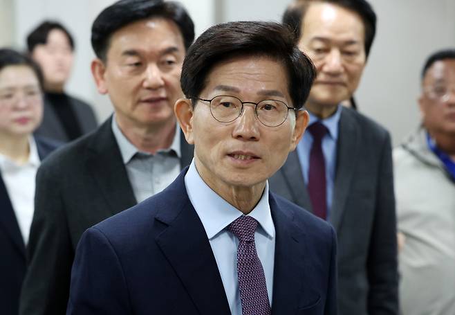 김문수 전 고용노동부 장관. 뉴시스