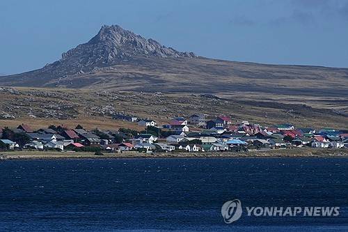 포클랜드(말비나스) 제도의 수도 스탠리 [AP 연합뉴스 자료사진. 재배포 DB 금지]