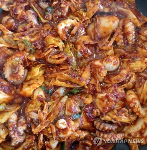 주꾸미 볶음 [연합뉴스 자료 사진]