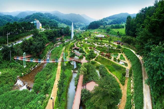 ▲ 예천군 효자면 곤충생태원 전경