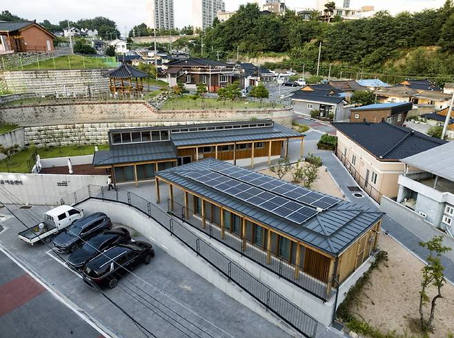 ▲ 곱작골 마음센터 항공사진