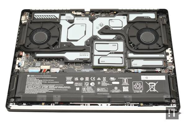 HP 오멘 맥스 16 AMD 제품에 사용된 '오멘 템페스트 쿨링 프로' / 권용만 기자