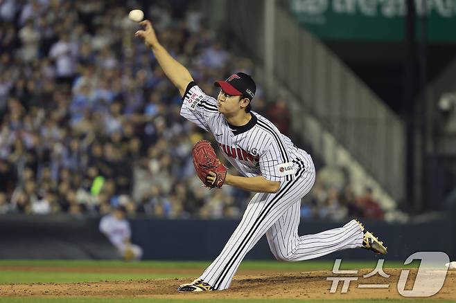 LG 트윈스 투수 김영우. 2026.4.15 ⓒ 뉴스1 박정호 기자