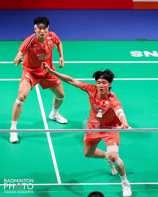 객관적인 열세에도 불구하고 대만을 제압한 남자 배드민턴 대표팀 (대한배드민턴협회 제공)