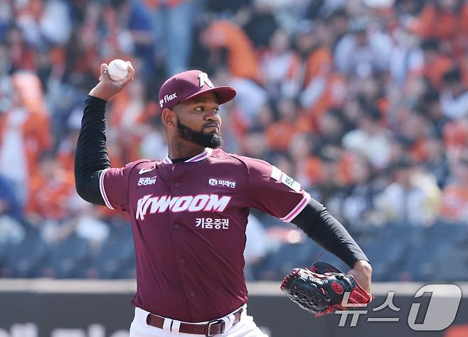 키움 히어로즈 외국인 투수 라울 알칸타라. 2026.3.28 ⓒ 뉴스1 김기태 기자