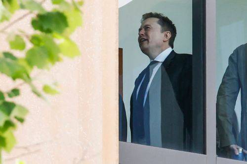 일론 머스크 테슬라 최고경영자(CEO)가 28일(현지시간) 캘리포니아주 오클랜드에서 열린 오픈AI 영리화 관련 재판에 참석하고 있다. AP연합뉴스