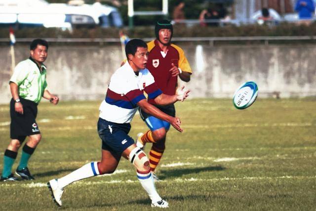 태일은 시합 전날 밤이면 다음 날 착용할 유니폼과 스파이크를 자신의 머리맡에 두고 잠에 들었을 정도로 럭비를 사랑했다. 사진은 2006년 9월에 열린 한국 대 중국 국가대표 친선경기 당시 태일의 모습. 유족 제공