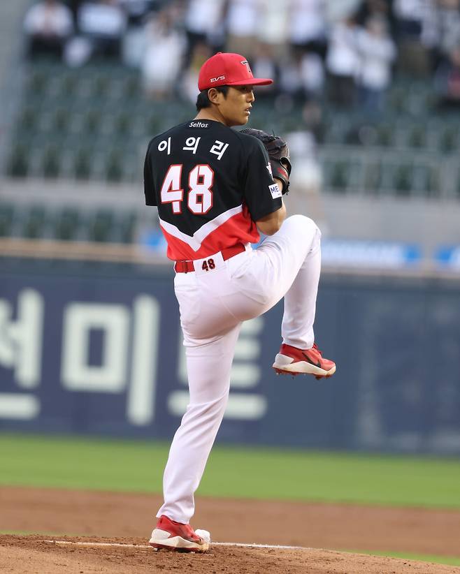 KIA를 대표하는 왼손 선발 자원인 이의리. KIA 제공