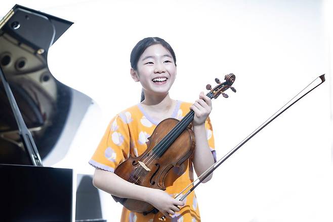 바이올리니스트 김연아. 권혁재 사진전문기자
