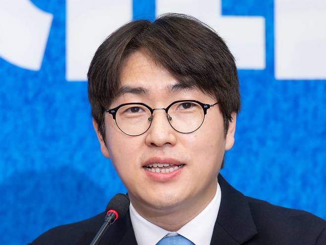 정치 입문 소감 말하는 하정우 전 청와대 AI수석. 연합뉴스