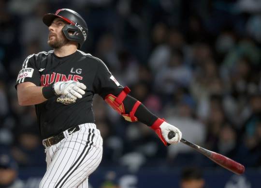 LG 오스틴 타격. / 사진=연합뉴스