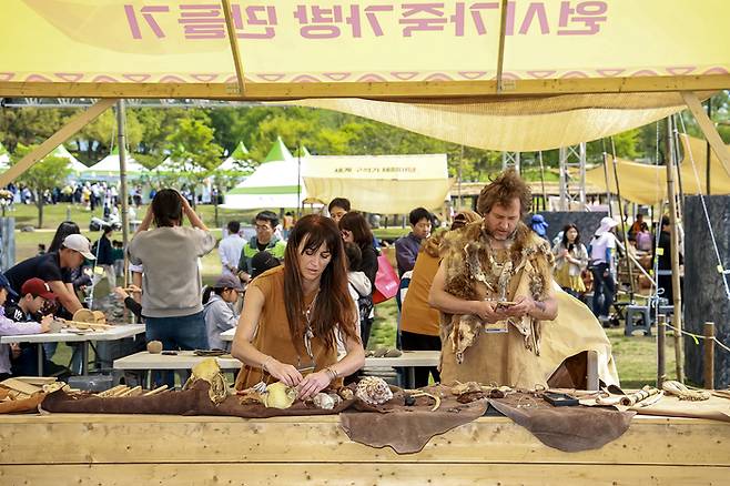 연천 구석기축제. [연천군]