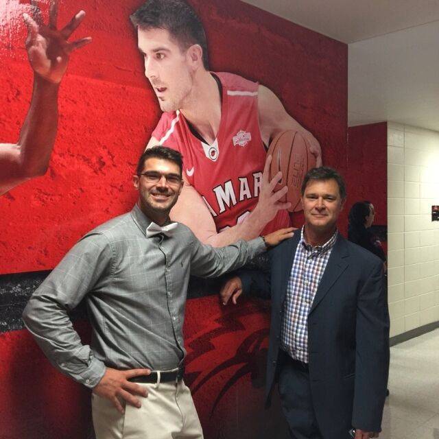 프레스턴 매팅리 단장과 돈 매팅리 감독 대행(왼쪽부터)./프레스턴 매팅리 SNS 캡처