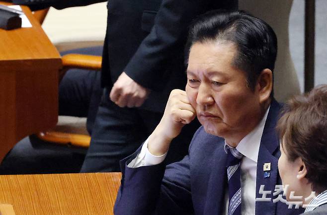 더불어민주당 정청래 대표. 윤창원 기자