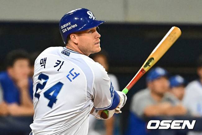 [OSEN=이석우 기자] 삼성 시절 데이비드 맥키넌. 2024.04.13 / foto0307@osen.co.kr