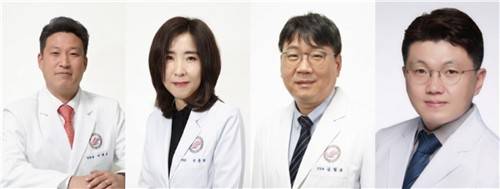 왼쪽부터 이재준 병원장, 신경과 손종희·김철호 교수, 김휘영 H-데이터전략센터장 [한림대학교춘천성심병원 제공. 재판매 및 DB 금지]