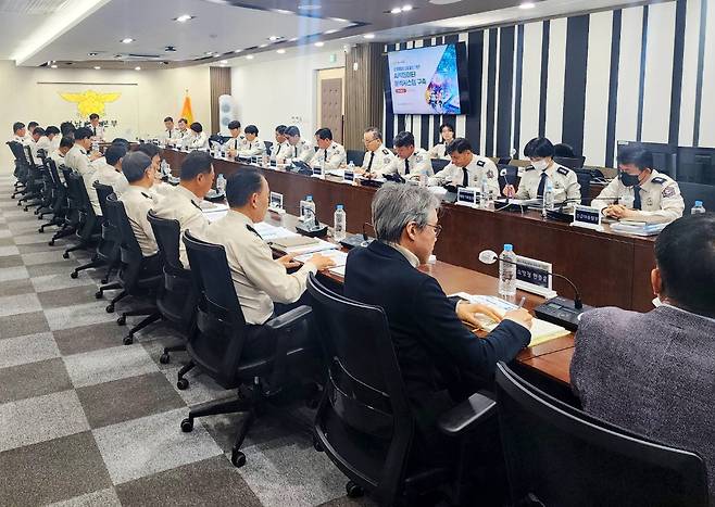 데이터 분석시스템 구축 사업 착수보고회 [전남소방본부 제공. 재판매 및 DB 금지]