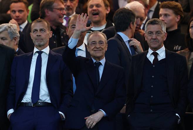 레알 마드리드 페레스 회장. 로이터연합뉴스