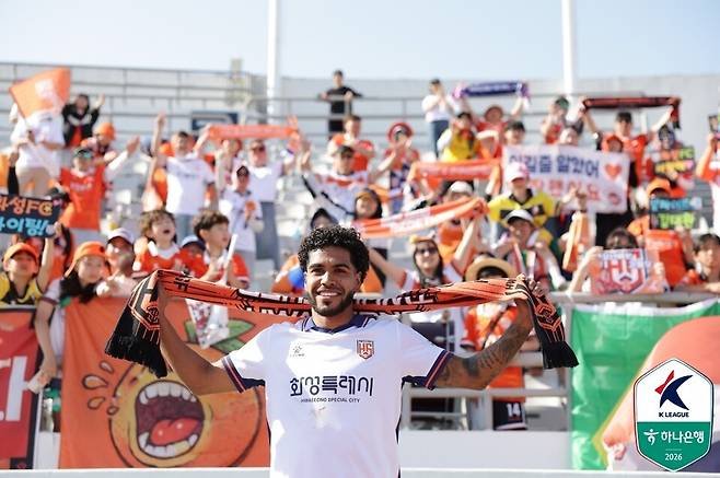 화성FC 데메트리우스. /사진=한국프로축구연맹