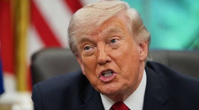 도널드 트럼프 미국 대통령이 29일(현지시간) 미 워싱턴DC 백악관 행사에서 발언을 하고 있다. ⓒ AP/연합뉴스