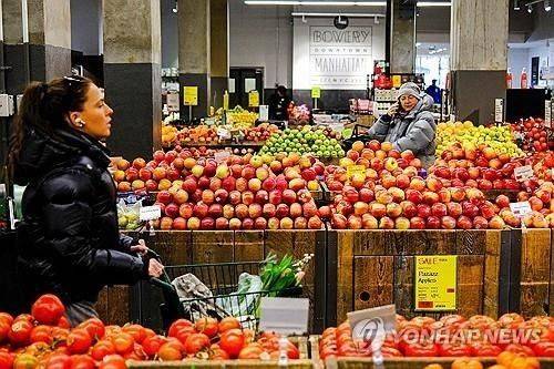 미국 뉴욕의 한 슈퍼마켓. 사진=연합뉴스