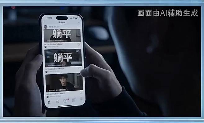 중국 국가안전부는 지난 28일 위챗 공식 계정에 ‘탕핑을 선동하는 그들은 지금은 발이 땅에 닿지 않을 정도로 바쁘다’는 제목의 게시글과 함께 인공지능(AI)으로 제작한 영상을 공개했다. 중국 국가안전부 위챗 공식 계정 갈무리