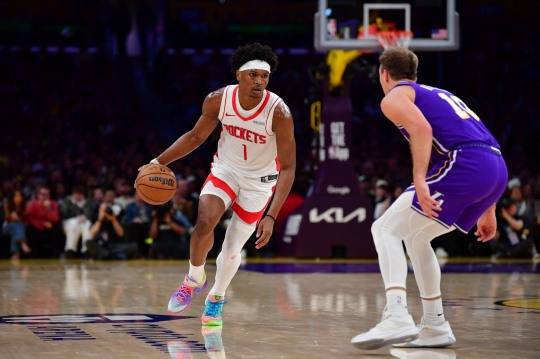 NBA 휴스턴 로키츠와 LA 레이커스의 경기 장면. / 사진=연합뉴스