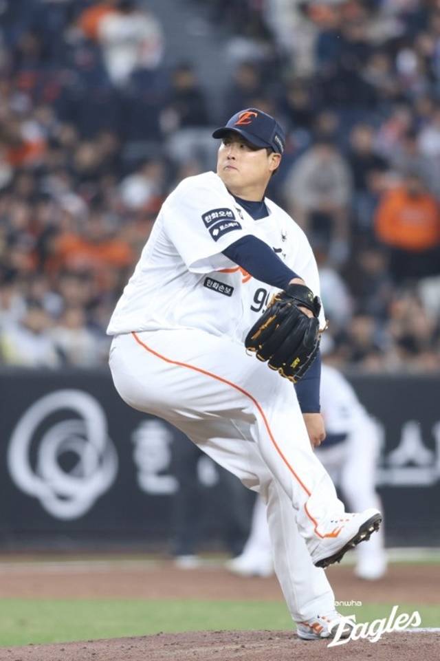 30일 SSG전에 선발 등판하는 류현진. 사진=한화 제공