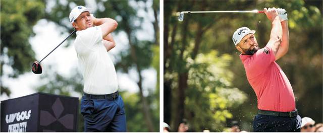 왼쪽부터 브라이슨 디섐보, 욘 람.