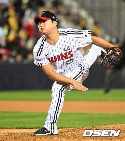 [OSEN=이대선 기자] LG 고우석 2023.11.07 /sunday@osen.co.kr