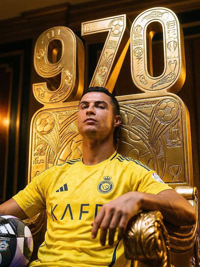 프로 통산 970골을 탈성한 크리스티아누 호날두. 파브리지오 로마노 SNS