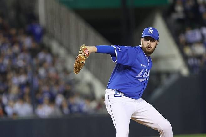 ▲ 잭 오러클린 ⓒ삼성 라이온즈