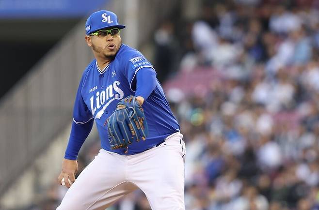 ▲ 아리엘 후라도 ⓒ삼성 라이온즈