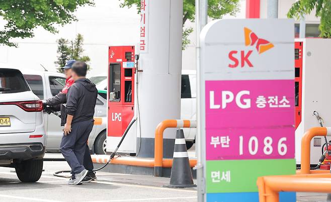 서울의 한 LPG 충전사업소. / 연합뉴스