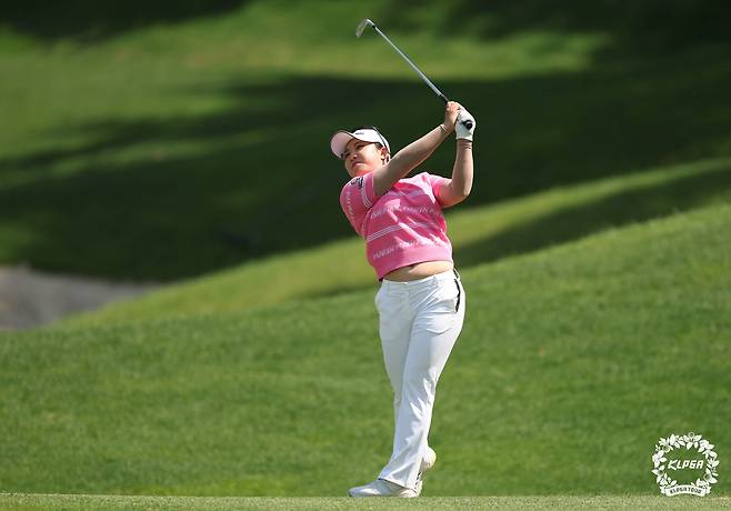 단독 2위에 나서 유서연2. 사진 제공=KLPGA